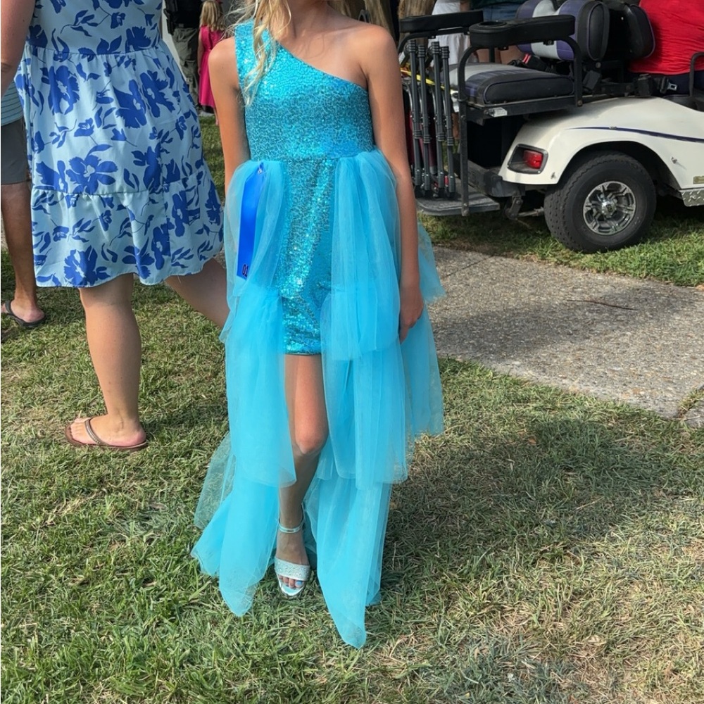 Little girl pageant or flower girl dress